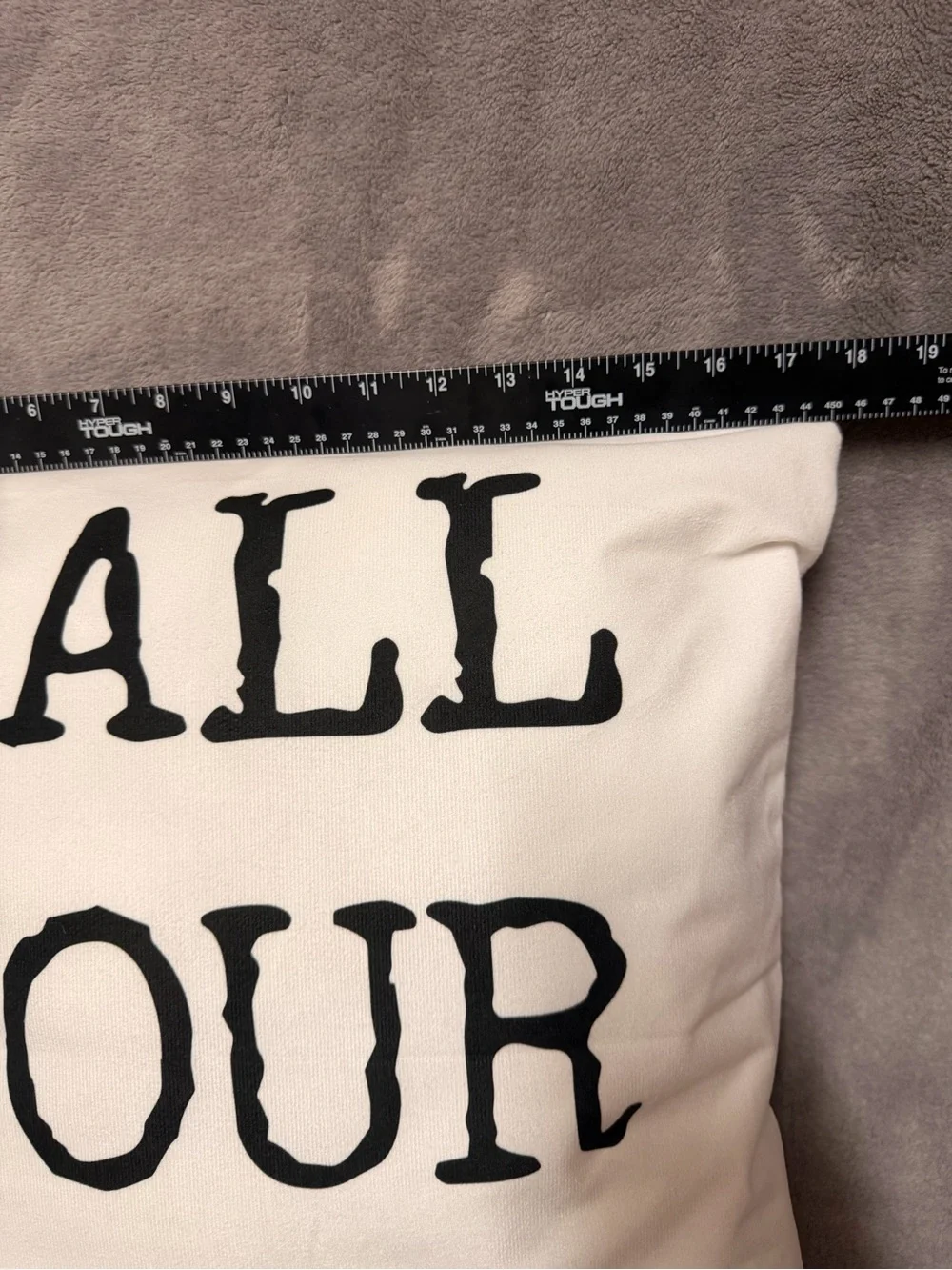 Be Safe Have Fun /Call Your Mom White Decorative Throw Pillow College Dorm Teen